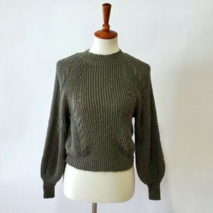 American Eagle Green Sweater